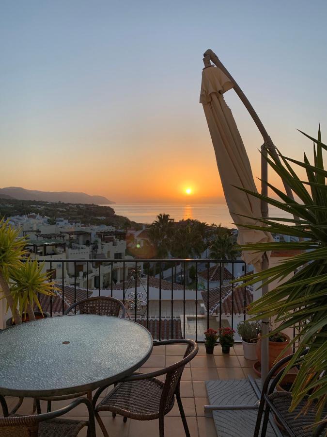 Playa Burriana, Stor Terass, Havsutsikt, Pool Apartment