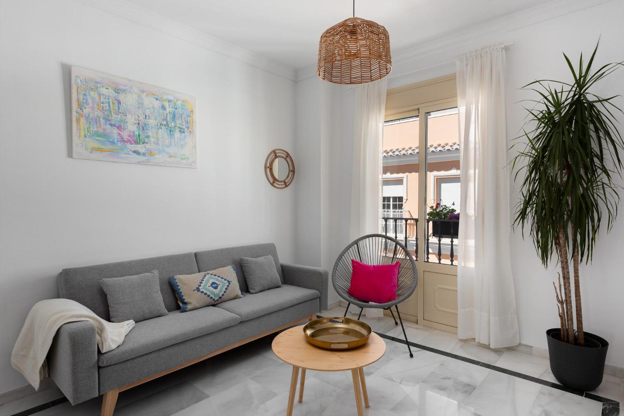 Apartamento Casco Antiguo Terraza Y Vistas Al Mar Playa A Pie 1b Nerja