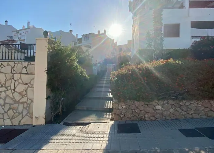Shr044 Mar De Nerja Apartamento Con Piscina