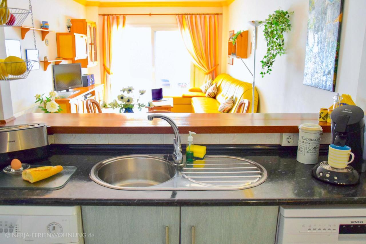 Komfortable Erste Strandreihe Playa Burriana Apartamento Nerja