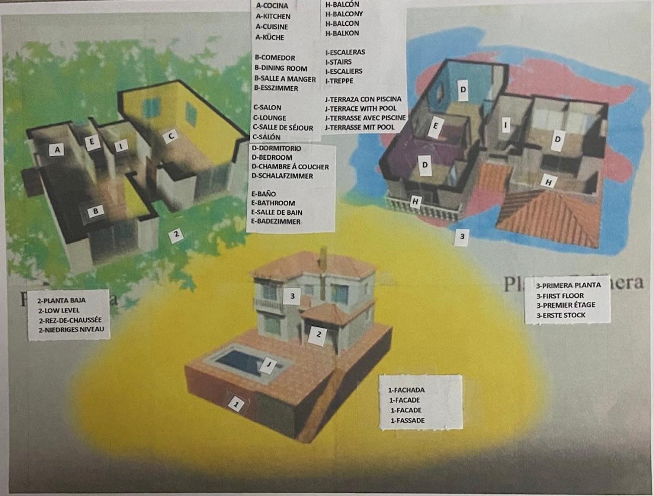 Сasa de vacaciones Casa Rosi, Vistas Al Mar, Piscina Privada Y A/a *