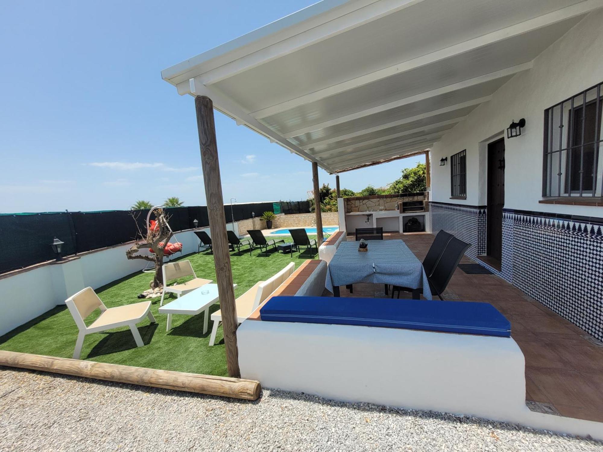 Con Piscina Y Barbacoa En 4 Personas Casa de férias