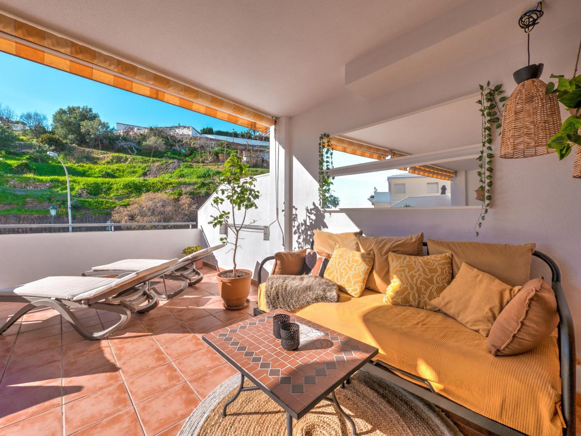 Beachfront With Sea View At Burriana Beach, * Nerja